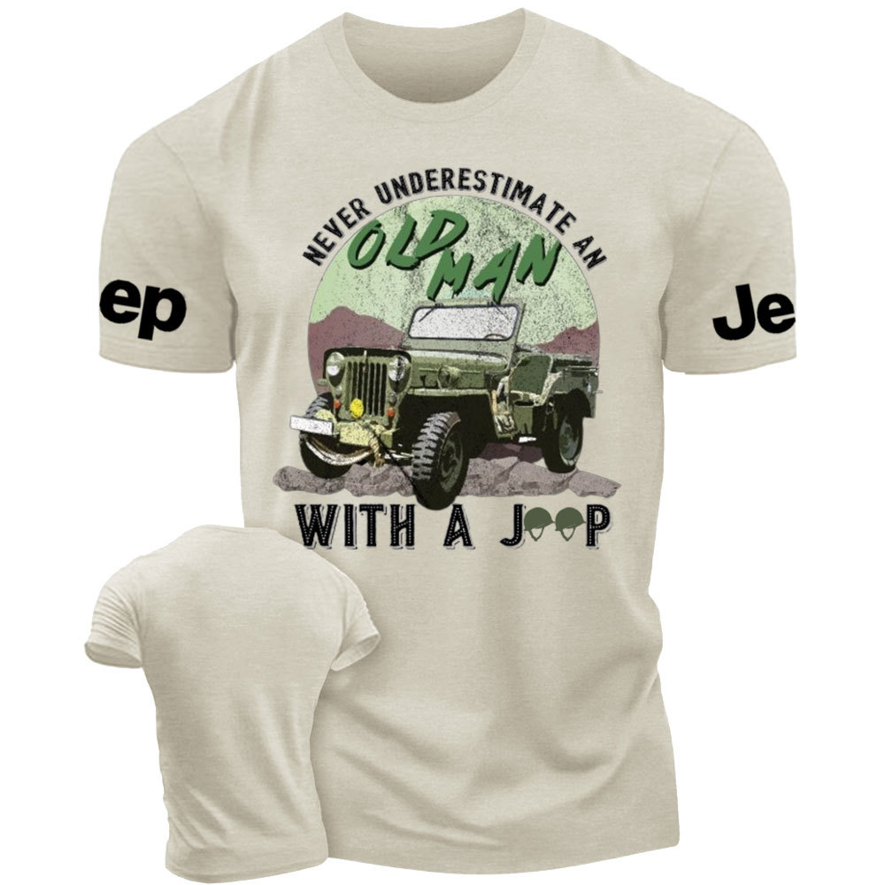 Old Man With A Jp Veterans Gift T-Shirt