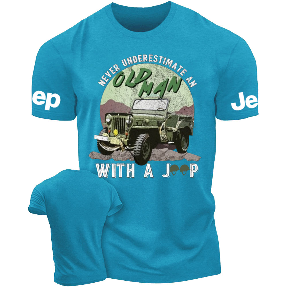 Old Man With A Jp Veterans Gift T-Shirt