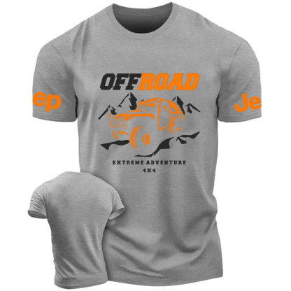 Offroad Extreme Adventure 4x4 Orange and Grey Jp T-Shirt