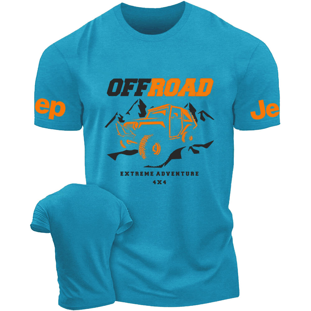 Offroad Extreme Adventure 4x4 Orange and Grey Jp T-Shirt