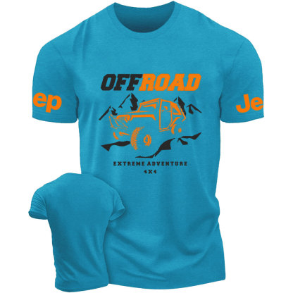 Offroad Extreme Adventure 4x4 Orange and Grey Jp T-Shirt