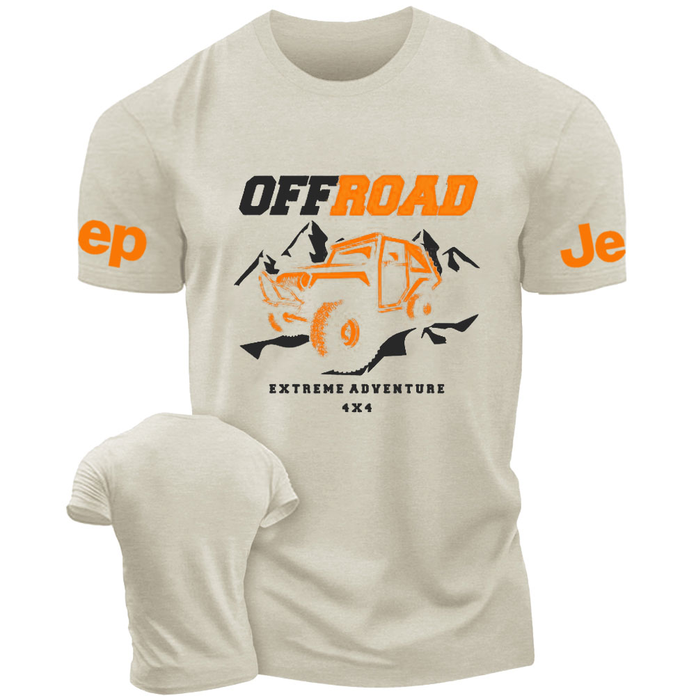 Offroad Extreme Adventure 4x4 Orange and Grey Jp T-Shirt