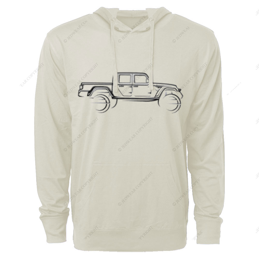 Jp Gladiator Outline Jp Oversized Lightweight Hoodie