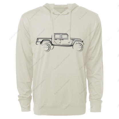 Jp Gladiator Outline Jp Oversized Lightweight Hoodie