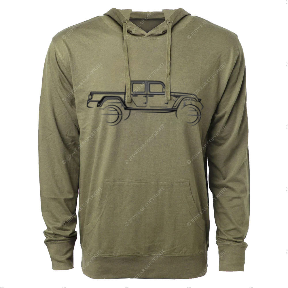 Jp Gladiator Outline Jp Oversized Lightweight Hoodie