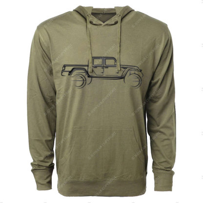 Jp Gladiator Outline Jp Oversized Lightweight Hoodie