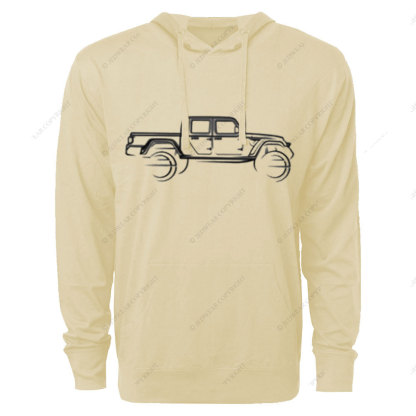 Jp Gladiator Outline Jp Oversized Lightweight Hoodie
