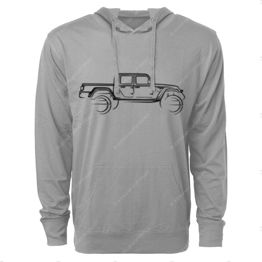 Jp Gladiator Outline Jp Oversized Lightweight Hoodie