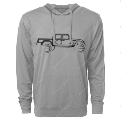 Jp Gladiator Outline Jp Oversized Lightweight Hoodie