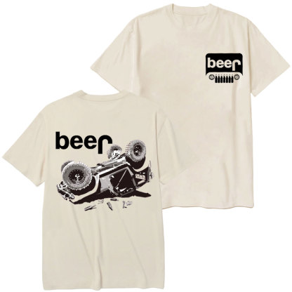 Funny Beer Overturn Jp Offroad Jp Grille T-Shirt