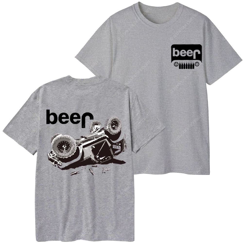Funny Beer Overturn Jp Offroad Jp Grille T-Shirt