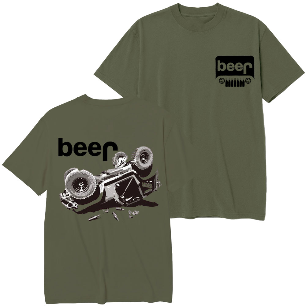 Funny Beer Overturn Jp Offroad Jp Grille T-Shirt