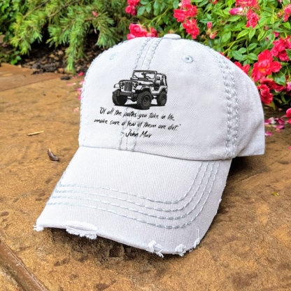 Dirt Path John Muir Quote Jp Funny Baseball Cap