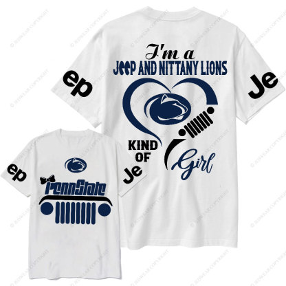 Penn State Nittany Lions Team Heart Jp Girl T-Shirt