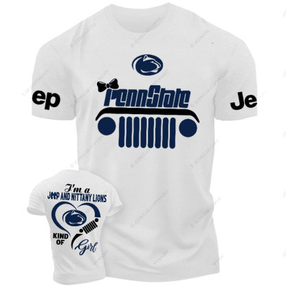 Penn State Nittany Lions Team Heart Jp Girl T-Shirt