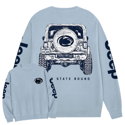 League Penn State Jp Double Printed Crew Neck Sweatshirt