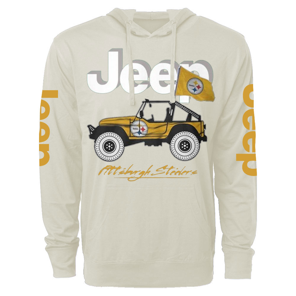Pittsburgh Steelers Team Jp Oversized Lightweight Hoodie