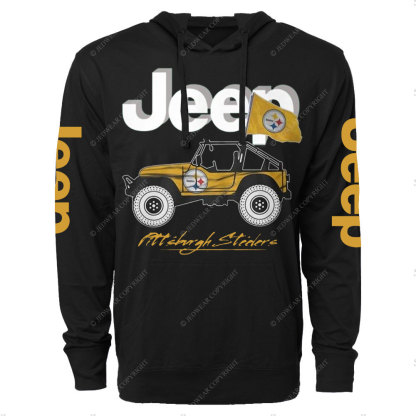 Pittsburgh Steelers Team Jp Oversized Lightweight Hoodie