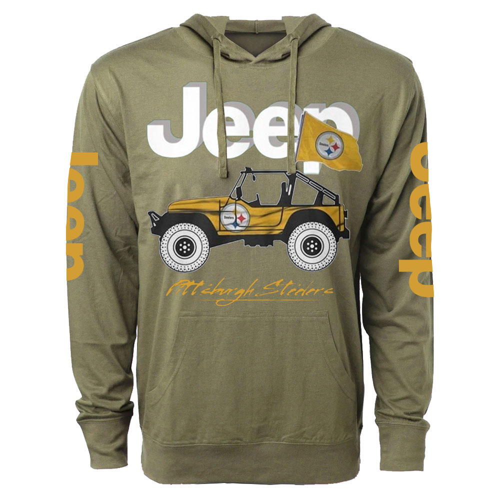 Pittsburgh Steelers Team Jp Oversized Lightweight Hoodie
