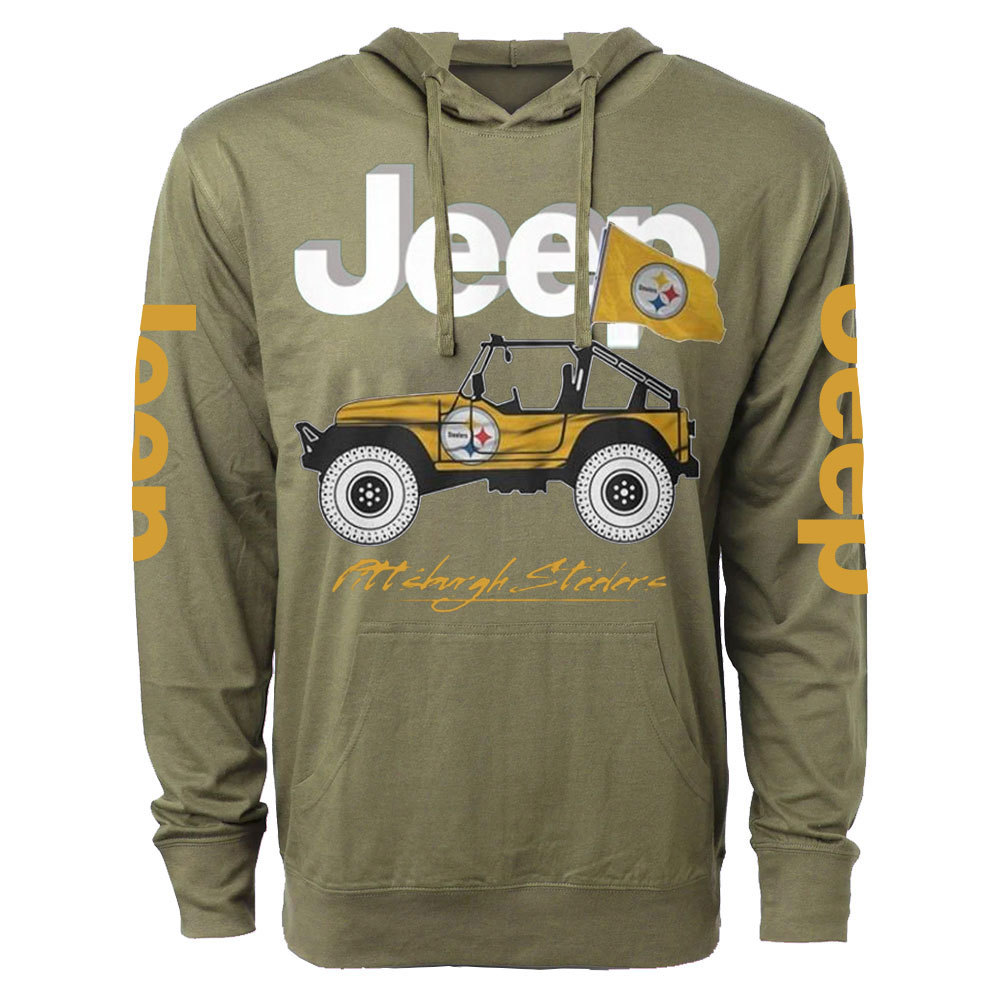 Pittsburgh Steelers Team Jp Oversized Lightweight Hoodie