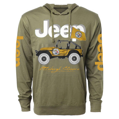 Pittsburgh Steelers Team Jp Oversized Lightweight Hoodie