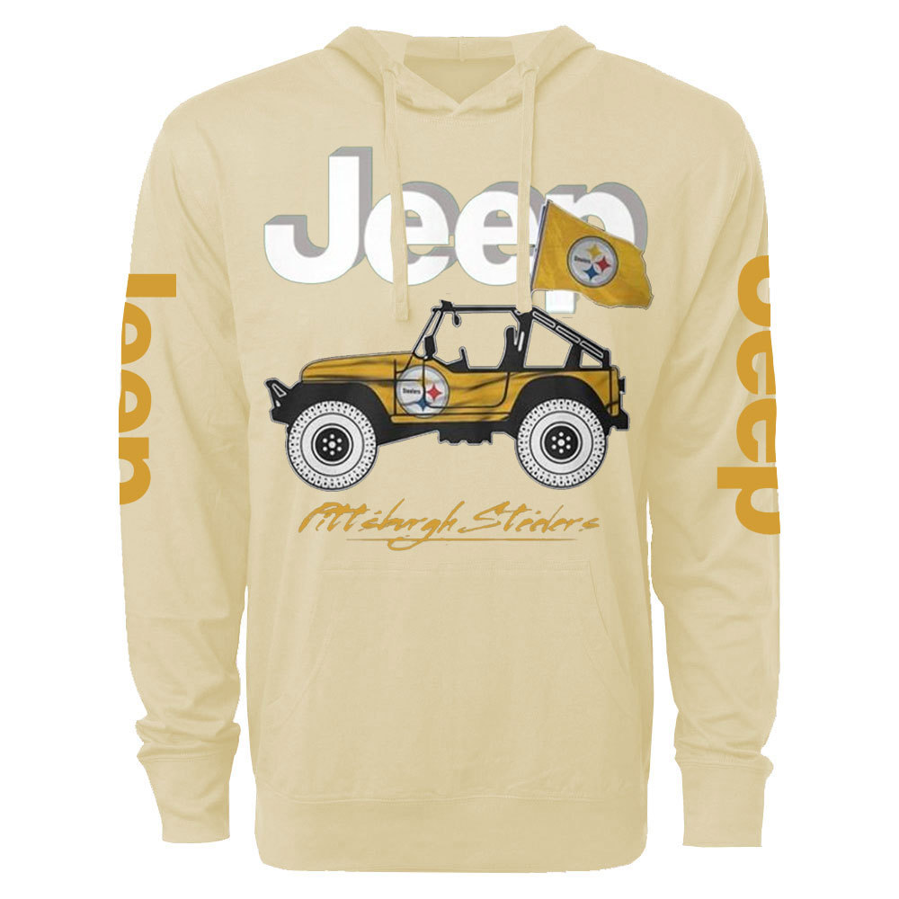 Pittsburgh Steelers Team Jp Oversized Lightweight Hoodie