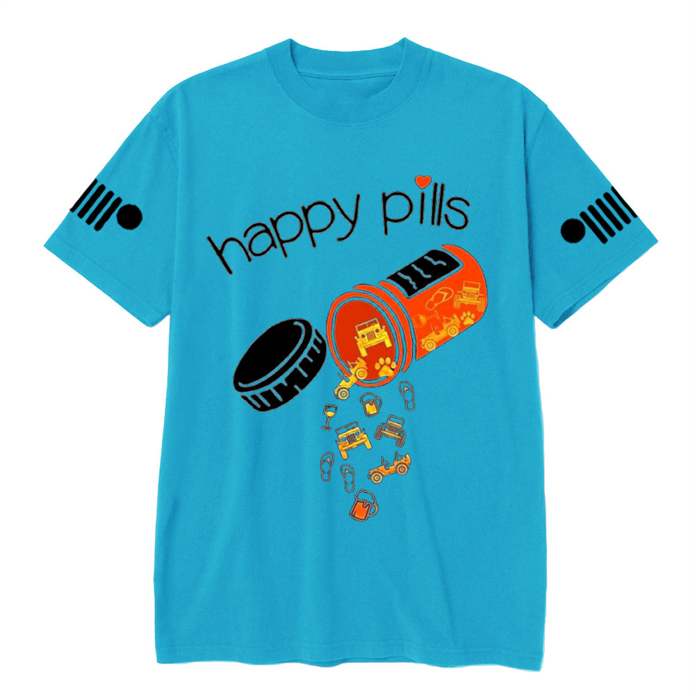 Happy Pills are Beer, Pet and Jp T-Shirt