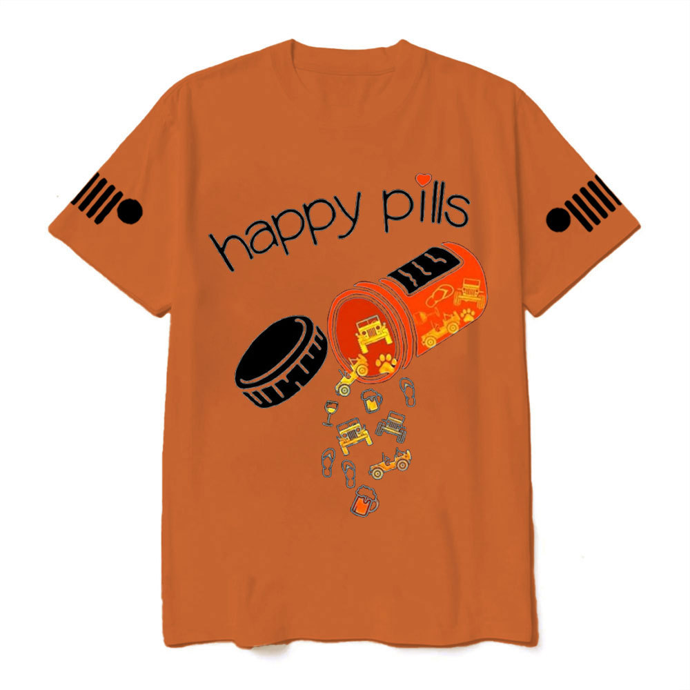 Happy Pills are Beer, Pet and Jp T-Shirt