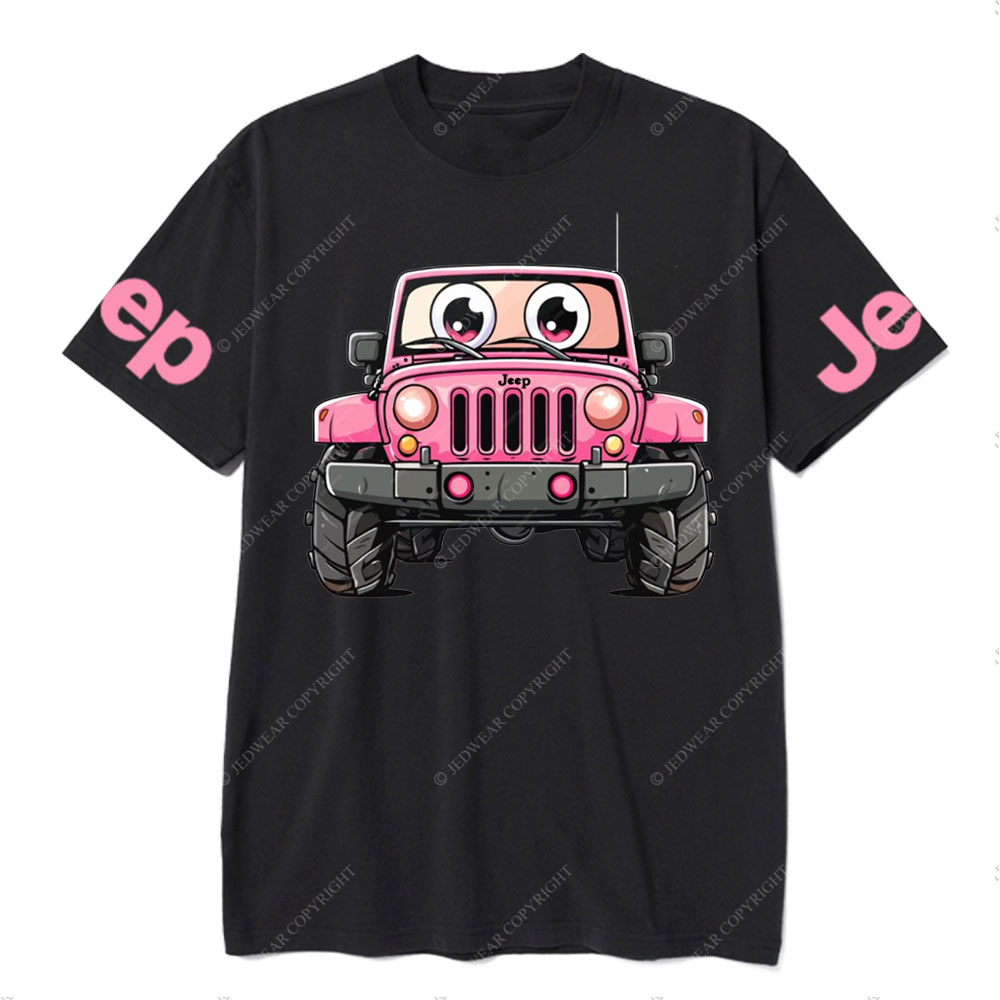 Pink Jp Car Breast Cancer Awareness T-Shirt