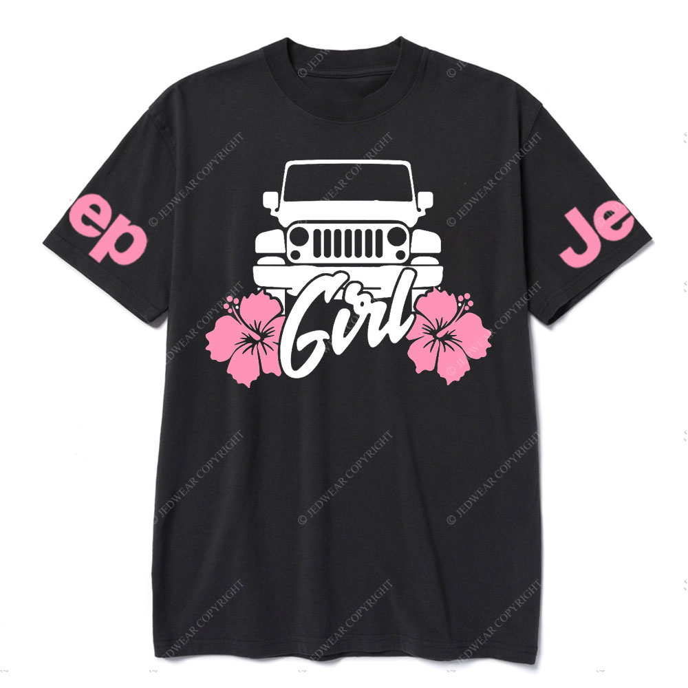 Jp Girl Pink Flowers T-Shirt