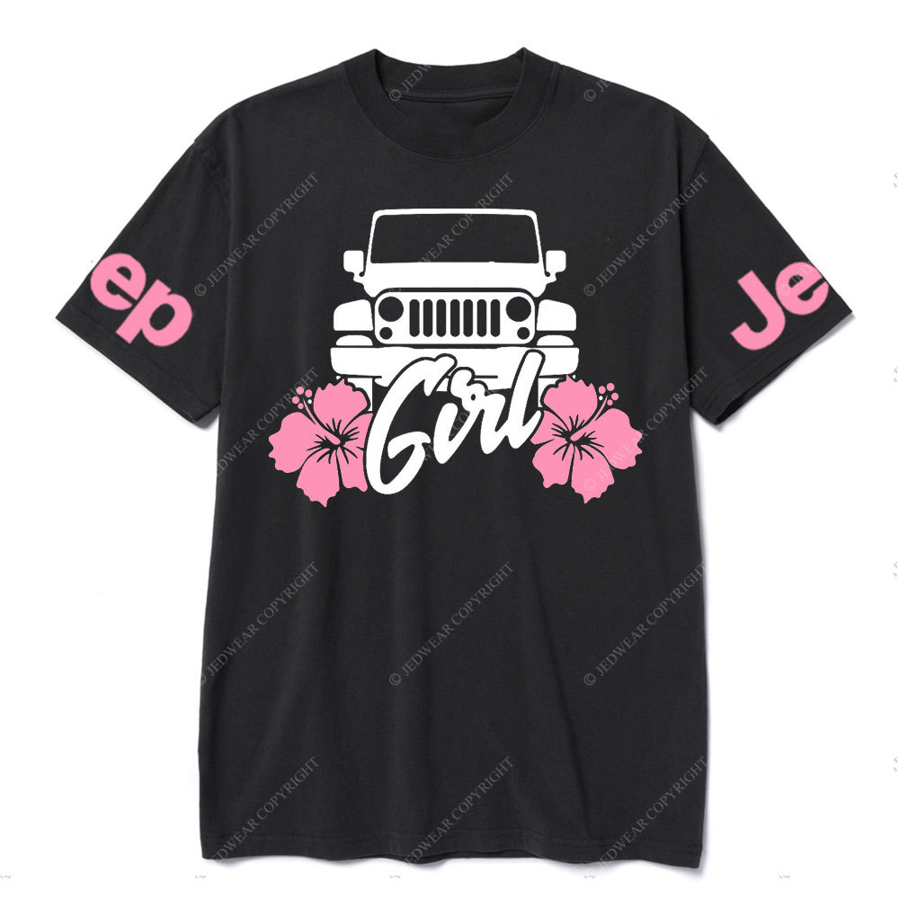 Jp Girl Pink Flowers T-Shirt