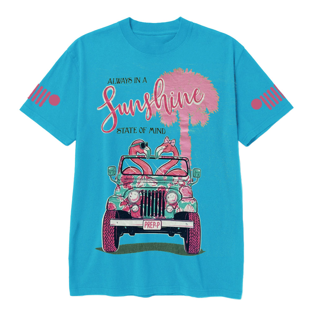 Flamingo Sunshine State of Mind Jp T-Shirt