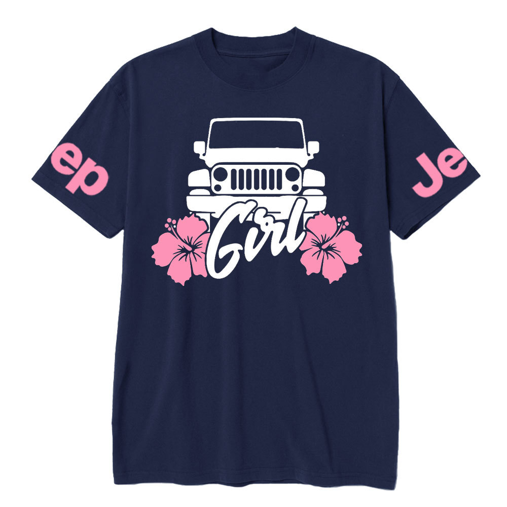 Jp Girl Pink Flowers T-Shirt