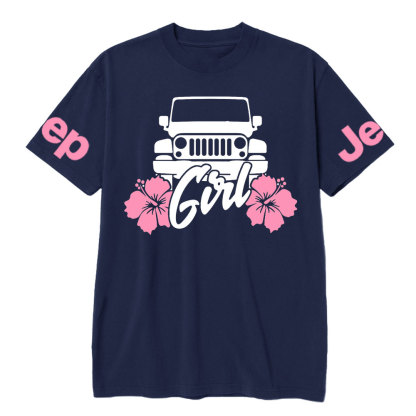 Jp Girl Pink Flowers T-Shirt