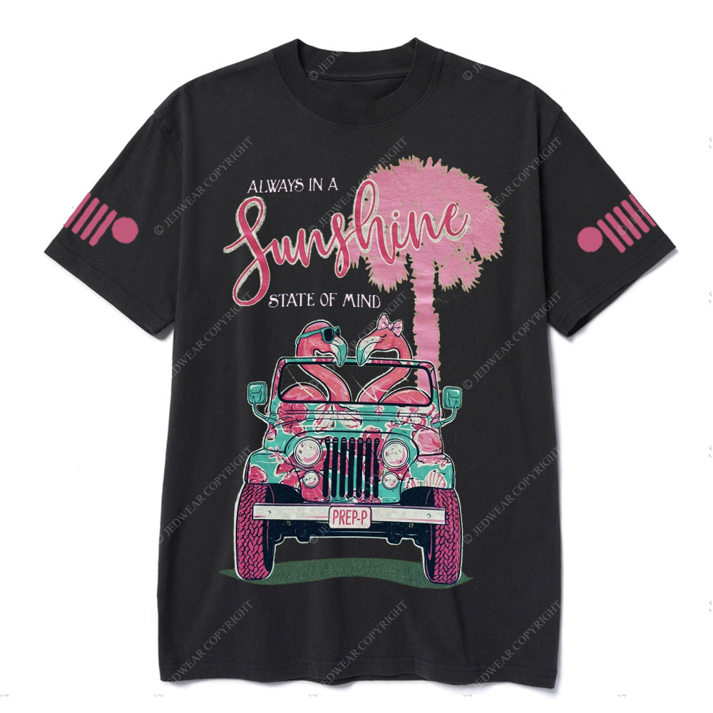 Flamingo Sunshine State of Mind Jp T-Shirt