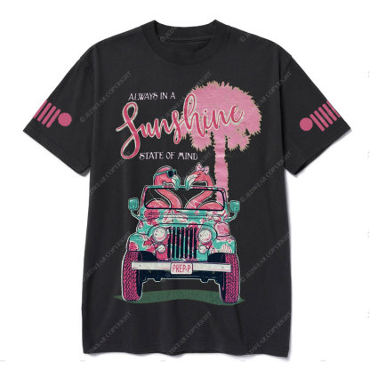 Flamingo Sunshine State of Mind Jp T-Shirt