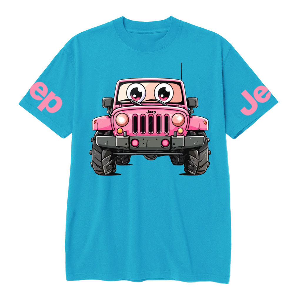 Pink Jp Car Breast Cancer Awareness T-Shirt