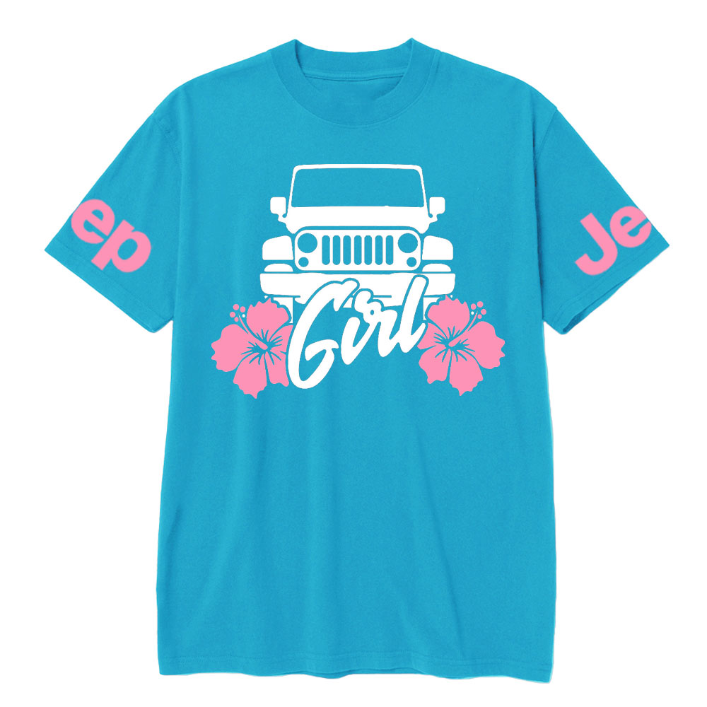 Jp Girl Pink Flowers T-Shirt