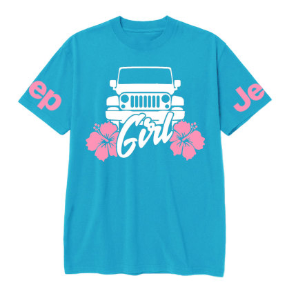 Jp Girl Pink Flowers T-Shirt