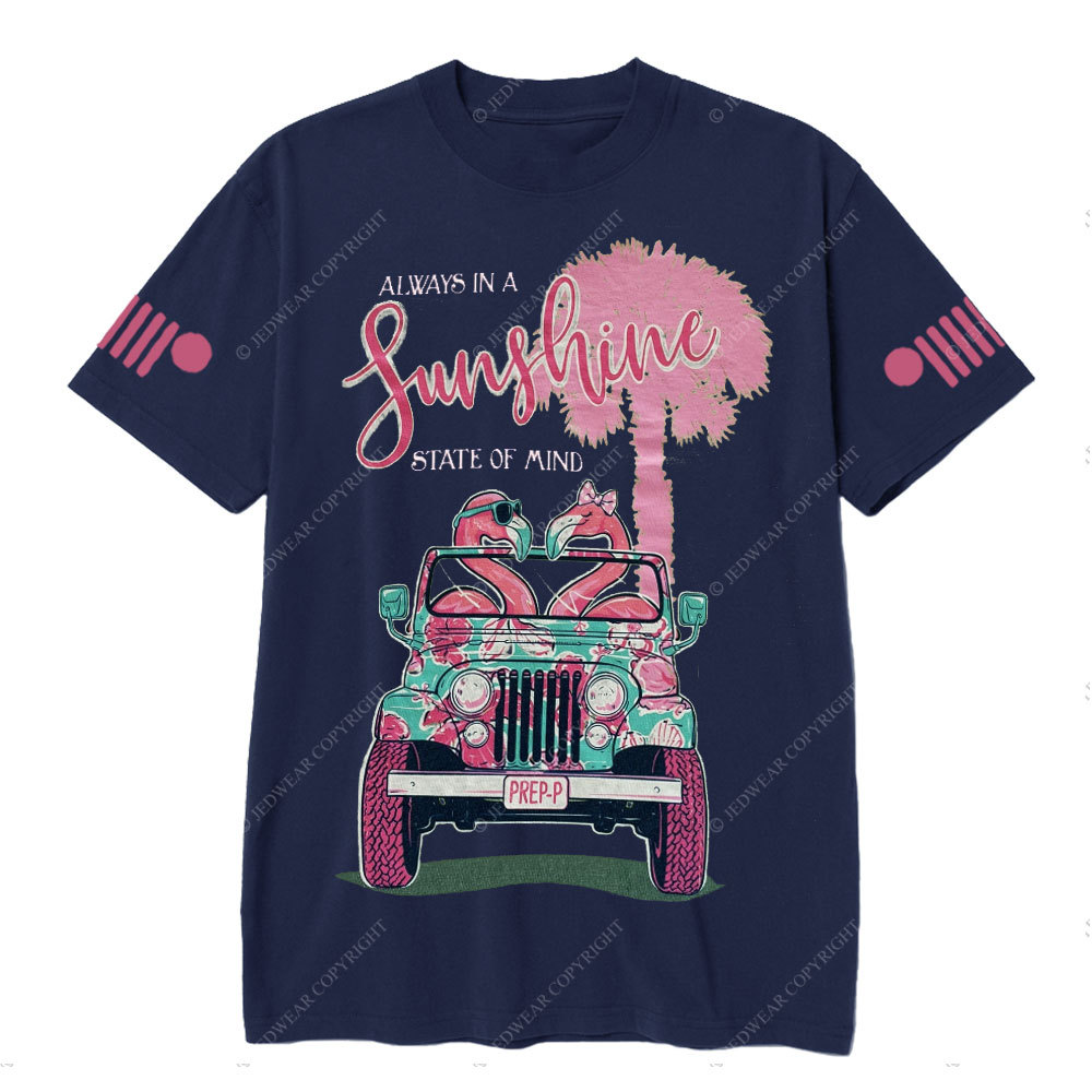 Flamingo Sunshine State of Mind Jp T-Shirt