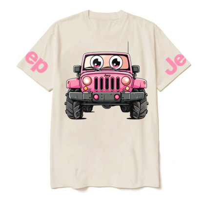 Pink Jp Car Breast Cancer Awareness T-Shirt