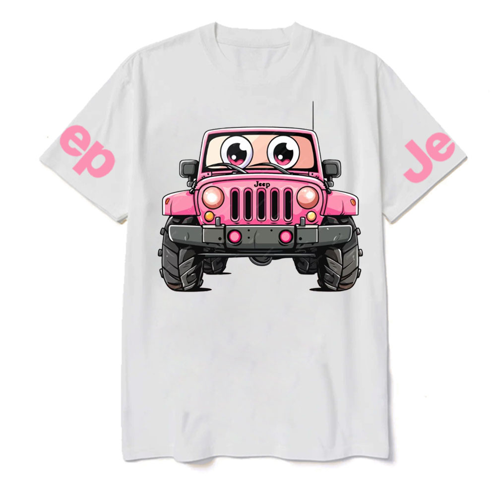 Pink Jp Car Breast Cancer Awareness T-Shirt