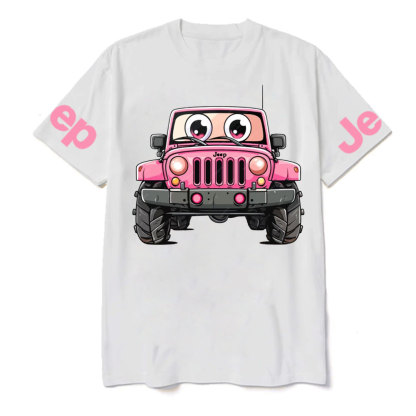 Pink Jp Car Breast Cancer Awareness T-Shirt