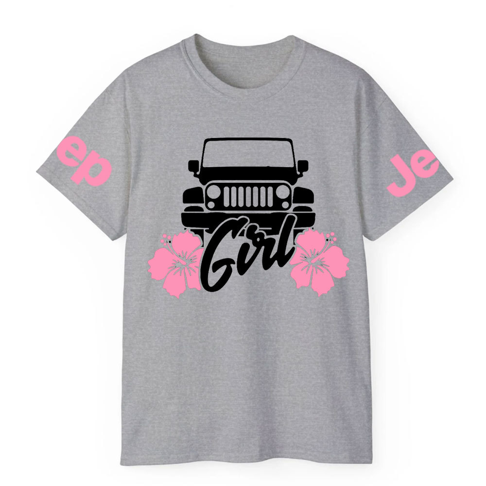 Jp Girl Pink Flowers T-Shirt