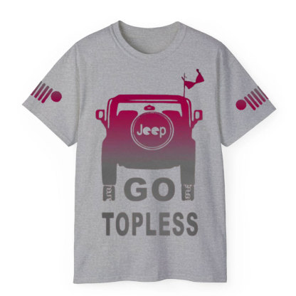 Jp Girl Go Topless Pink Jp T-Shirt