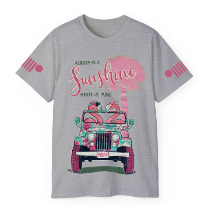 Flamingo Sunshine State of Mind Jp T-Shirt