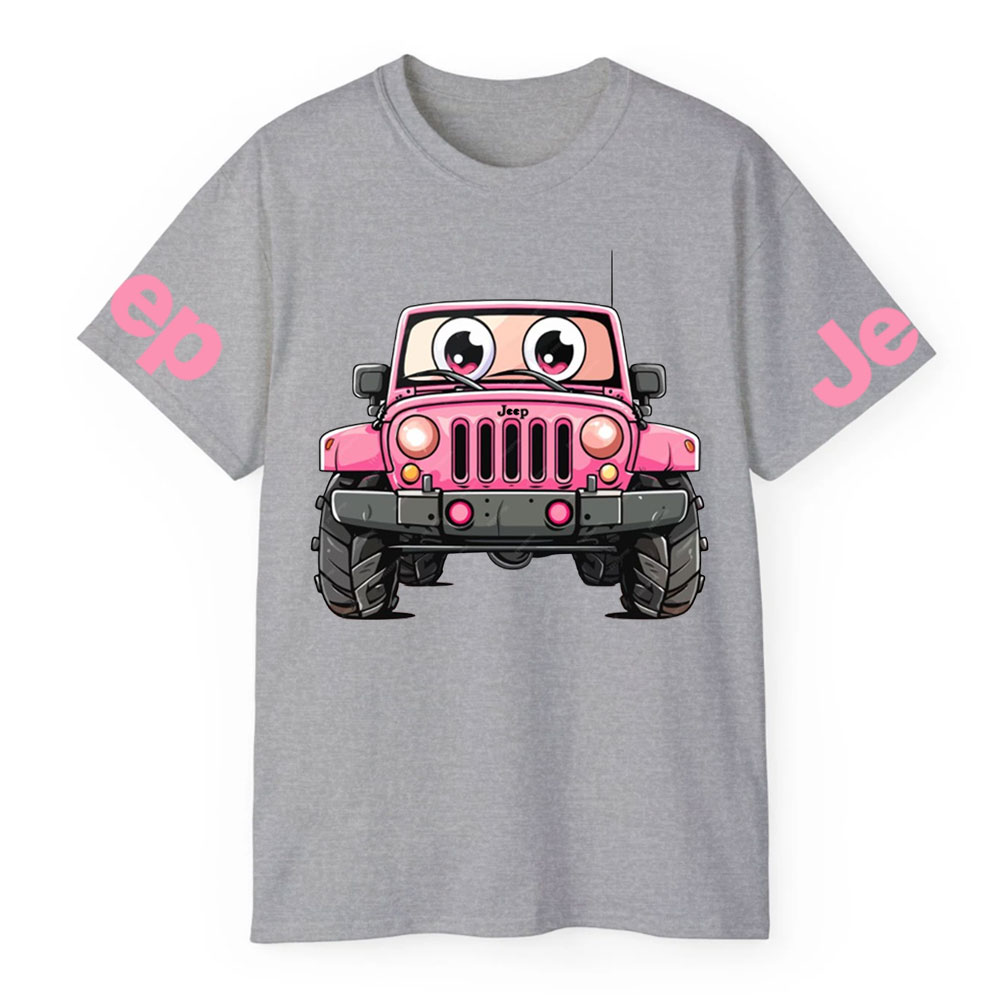 Pink Jp Car Breast Cancer Awareness T-Shirt