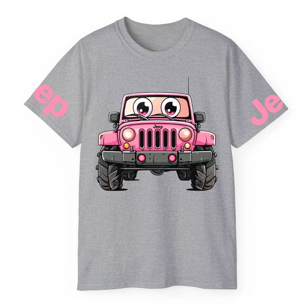 Pink Jp Car Breast Cancer Awareness T-Shirt