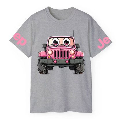 Pink Jp Car Breast Cancer Awareness T-Shirt