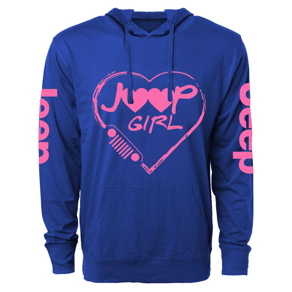 Jp Girl Pink Heart Jp Grille Light Oversized Lightweight Hoodie